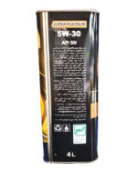 روغن موتور اسپیدی سوپر پلاتینیوم 5w30 (چهار لیتری) SN - Image 2