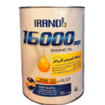 روغن موتور ایرانول 16000 20w50 (چهار لیتری) SL