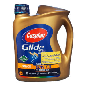 روغن موتور کاسپین CNG 20w50 دو گانه سوز (چهار لیتری) SG