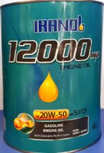 روغن موتور ایرانول 12000 چهار لیتری 20w50