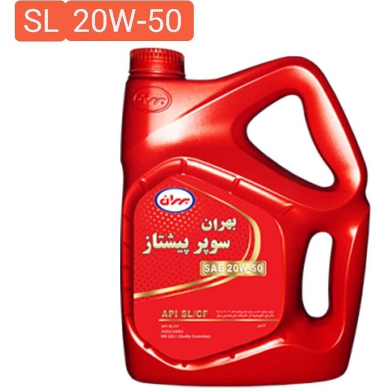 روغن موتور بهران سوپر پیشتاز 20w50 چهار لیتری (اصلی) - Image 1