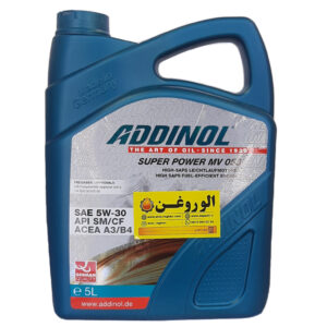 روغن موتور ادینول 5W30 (پنج لیتری) SM اصلی