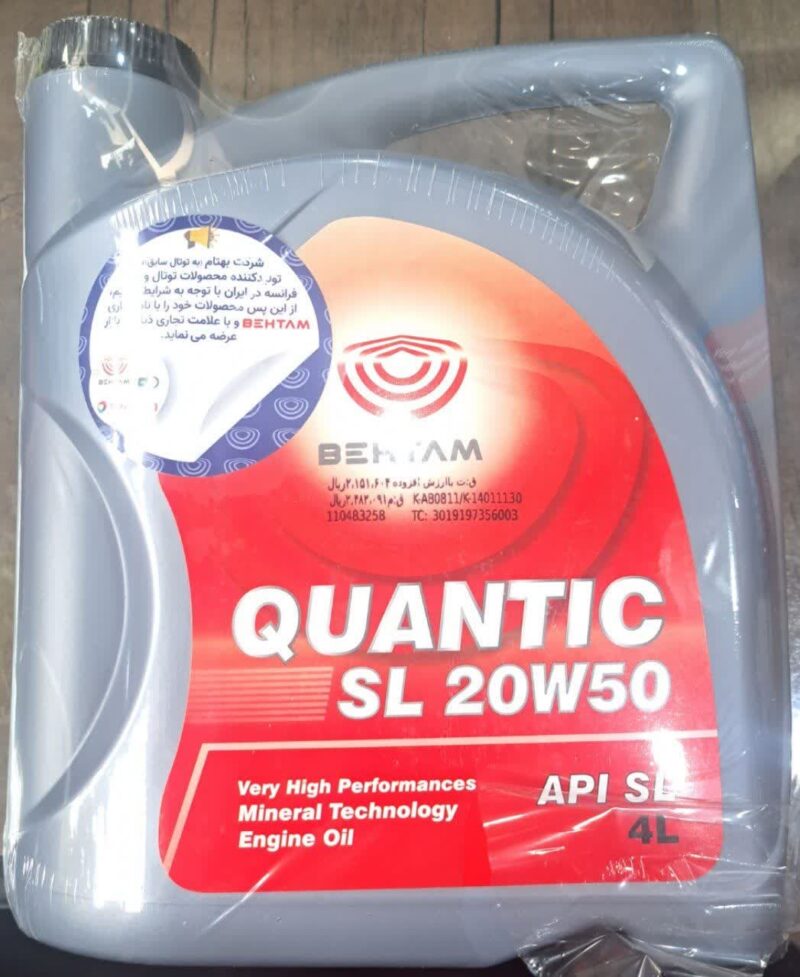 روغن موتور به تام 20W50 SL (توتال سابق)  چهار لیتری - Image 1