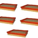 فیلتر هوا پراید انژکتوری بسته 5 عددی