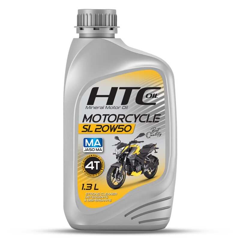 روغن موتور سیکلت اچ تی سی HTC oil SL 4T 20w50 (۱.۳ لیتر) - Image 1