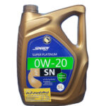روغن موتور اسپیدی سوپر پلاتینیوم 0w20 (پنج لیتری) SN