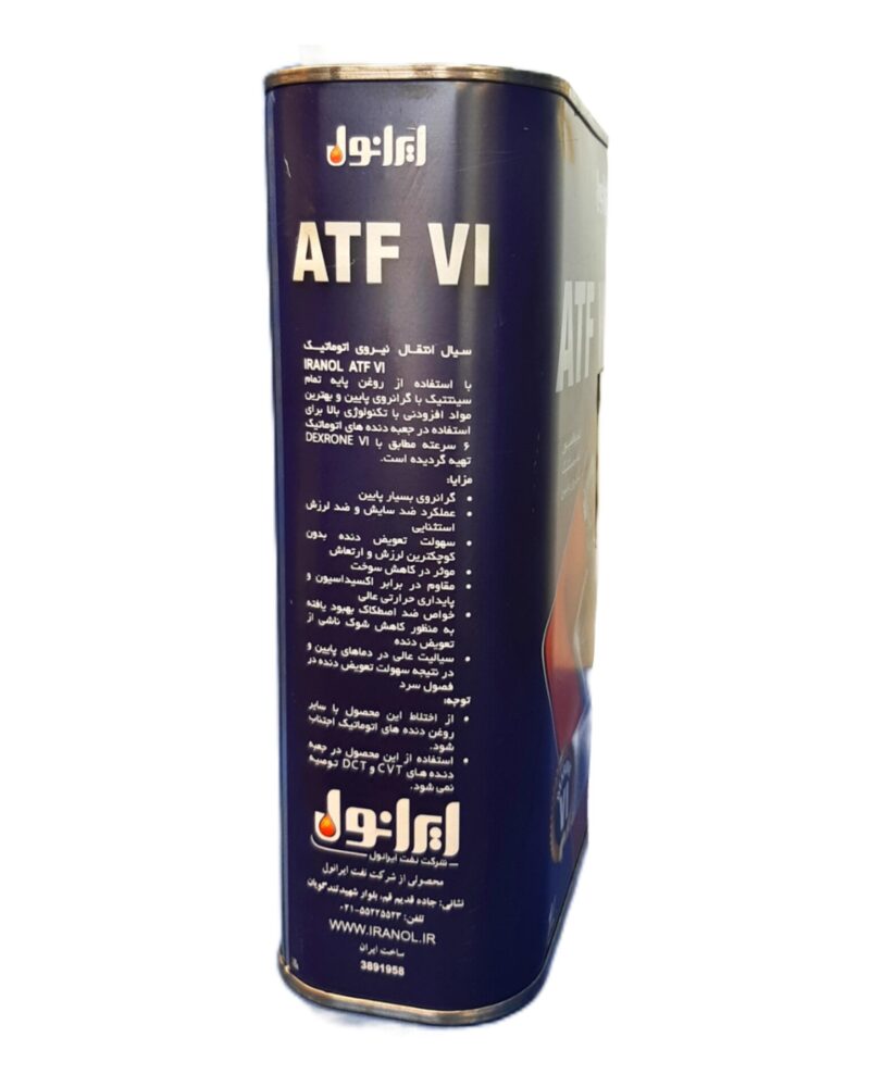 روغن گیربکس اتوماتیک (ATF) ایرانول شش خط (یک لیتری)