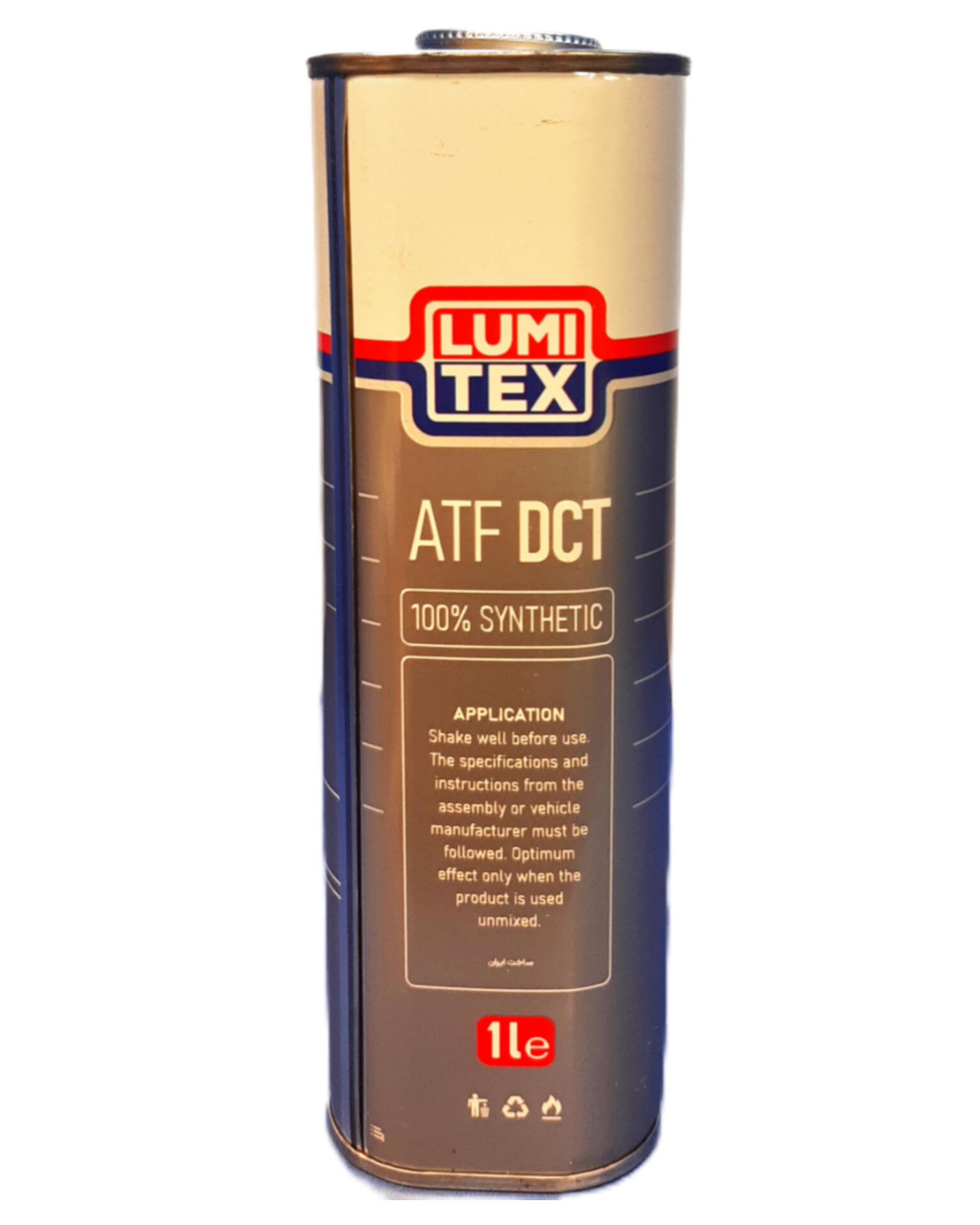 InShot_20251026_175438204 روغن گیربکس (دنده) اتوماتیک لومیتکس ATF DCT (یک لیتری) - Image 3