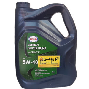روغن موتور بهران سوپر رانا 5w40 (پنج لیتری) SN/CF