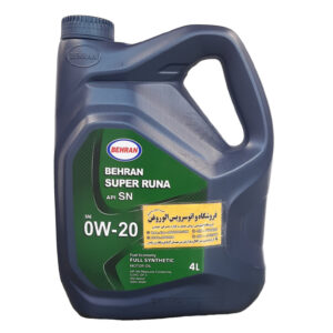 روغن موتور بهران سوپر رانا 0w20 (چهار لیتری) SN